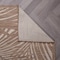 World Rug Gallery Contemporary Palm Leaf Textured Flat Weave Indoor/Outdoor Area Rug 2' x 7' Brown 118BROWN2X7 - alternate 6